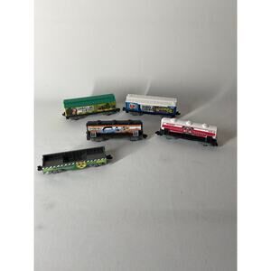 Jakks Pacific Power Trains Series 2 Freight Lot of 5 Train Cars Animal Rescue +